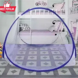 houseofcommon Polyester Kids Washable Baby Mosquito Net Foldable with Premium net | Portable Newborn Net Bed Mosquito Net image 2