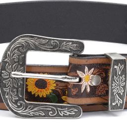 Women Casual Tan Genuine Leather Belt-image-34