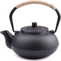Tea Kettle Japanese Cast Iron Teapot with Stainless Steel Infuser,for Stove Top Beverage Maker-image-23