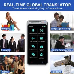 Qiwa AI Language Translator Device (Wifi/ Offline) Z6 image 2