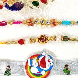Bhaiya Bhabhi New_Sparx-Rk762_4 Mauli Thread Chawal Roli Pack, Rakhi Set-image-10
