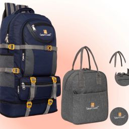 Travel for Outdoor Sport HikiIng bag - LUNCH BAG FREE Backpack (Blue, 70 L) Waterproof Backpack-image-58
