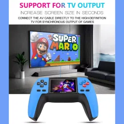 MOOZMOB P5 Video Game, Handheld Controller View Retro Console with AV/TV Cable for TV with 520 Classic like Contra Series, Super Mario Series, Angry Bird, Adventure Battle image 3