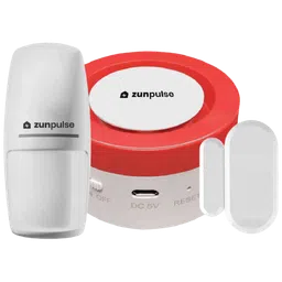 zunpulse Personal Safety Alarm (40 dB, Door Sensor, ZUNSSEC, White)-23