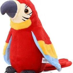 Talking Parrot Toy Repeat What You Say Toy,Talking Animals Plush Interactive Toy-picture-0