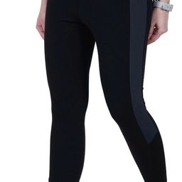 kgn hub Color Block Women Grey, Black Tights-picture-43