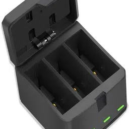 TMG Battery Charger 3-Channel USB Charger with Type-C Cord for GoPro Hero 10 Hero 9Camera Battery Charger-57