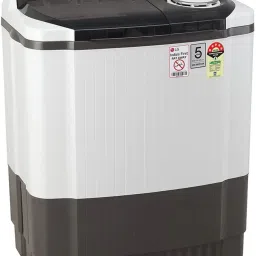 lg 8 kg 5 Star with Roller Jet Pulsator with Soak, Wind Jet Dry and Rat Away, 6 Kg (Spin Tub Capacity) Semi Automatic Top Load Grey image 4