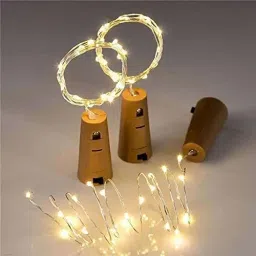 20 LEDs 2 m Yellow Steady Bottle Rice Lights-16