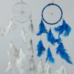 Beautiful Handmade pack of 2 DREAM CATCHER Feather Dream Catcher-image-43