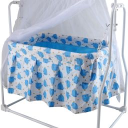 baby bubble Baby Cradle with Swing | Crib with Mosquito Net | Baby Palna | Sturdy and Safe image 4