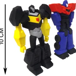 technochitra SHREE TECHNESH® Premium Quality Robot Shape Jumbo Eraser Non-Toxic Eraser image 2
