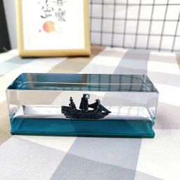 ® Black Pearl Ship Toy in Box Liquid Wave Cruise Fluid Ship Decoration, Cruise Diffuser-18
