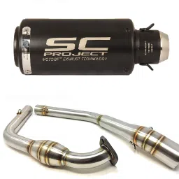 sc exhaust Yamaha R15, YZF R15 Full Exhaust System-12