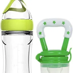 Premium Silicone Soother & Spoon Feeder Teether and Feeder-image-87