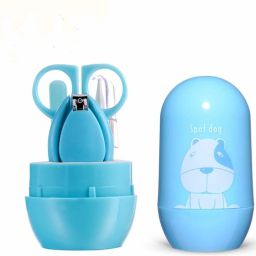 Baby Manicure Kit, 4-in-1 Baby Nail Care Set, Safe Baby Nail Clipper, Scissor, File & Tweezer, Nail Care Kit for Newborn Baby-image-65