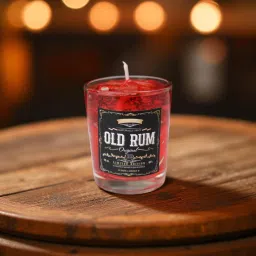 Limited Edition old rum Scented Gel Candle, Candle-image-58