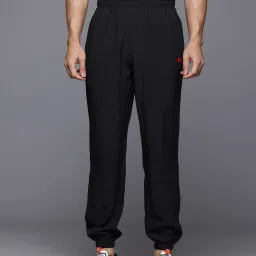 Men Solid Black Track Pants-picture-29