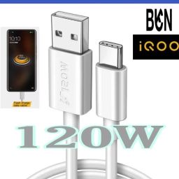 BKN USB Type C Cable 8 A 1 m 120W SUPER FAST FLASH CHARGE 2.0 QUALITY CHECKED CERTIFIED 8 AMPERE 120W SUPER FAST FLASH CHARGING SUPPORT USB A TO TYPE C DATA CABLE FOR VIVO iQOO VIVO 120W, VIVO X90 PRO, IQOO 9 PRO, IQOO 10, VIVO IQOO 11, VIVO X90 PRO +, VIVO IQOO 8 / IQOO 9 / IQOO 10 PRO, X80 X70 X50 Pro V27 V25 iQOO 11 10 9 8 7 6 Z7 Z5, VIVO T1 5G, VIVO X90 Pro, X90, iQOO 11 5G, VIVO V25 PRO /Y73, Z1x,Z5,Z6, Z6 5G, Vivo X90 Pro Plus 5G, iQoo Z6 pro, iQoo 9 SE, iQoo7, iQOO Neo 6 SE 5G, VIVO V20 , V20SE , V20 Pro , X50 , X50 Pro, VIVO V25, VIVO X80 PRO, Vivo X70 Pro Plus, Vivo X80, iqoo Neo 7,Neo 7 Pro,Neo 6 vivo X90,X90 Pro,X80,X80 Pro,X70,X70 Pro (120 WATT)-image-30