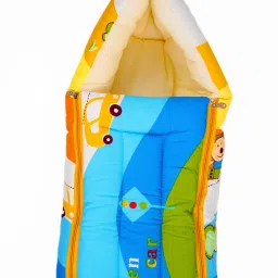 3 in 1 Baby Sleeping Bag and Carry Nest, Cotton Bed Cum Infant Portable Bassinet Sleeping Bag-41