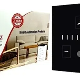 TEQOOZ Fan Regulator Wi-Fi + IR Remote Smart Glass Touch Switch (Black) Smart Switch-19
