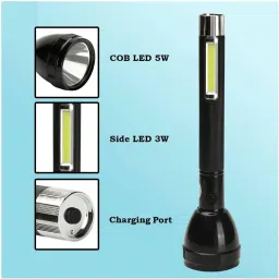 qtx 800M Range Long Beam 4 Modes: High, Low, SOS & Table Lamp Waterproof 10 hrs Torch Emergency Light image 2