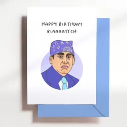 craft maniacs OFFICE SITCOM A5 LAMINATED GREETING CARD Greeting Card-picture-30