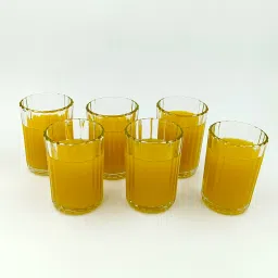 (Pack of 6) Glass Set - Premium 6-Piece Clear Glassware Glass Set Water/Juice Glass-19