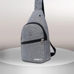 Grey Men & Women Sling Bag Crossbody Shoulder Backpack Chest Sling Bag Lightweight One Strap Sling Bag-image-65