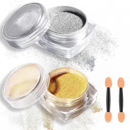 Nail Art Chrome Powder Set, Reflective Glitter Metallic Mirror Effect for Design-image-27