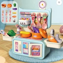 Big Kitchen Set for Girls – Pretend Play Cooking Toy-image-66