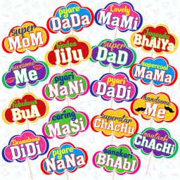 Baby Shower Decorations Photo Booth Props, Baby Shower Decorations -18 Pcs Photo Booth Board-image-56