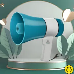Handheld Megaphone with Siren, Microphone & Rechargeable for Outdoor EventsA283 Megaphone Portable Megaphone Siren Loudspeaker Function &Long Battery BackupQ283 Outdoor PA System-19