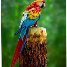 Beautiful Macaw Parrot Wooden Exam Clipboard Writing Examination Pad-image-91