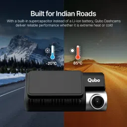 qubo Smart Dashcam Pro 3K|5 MP UHD|Sony Starvis Sensor|3.2 LCD|Ultra-wide FOV|GPS Log In-car Camera System image 4
