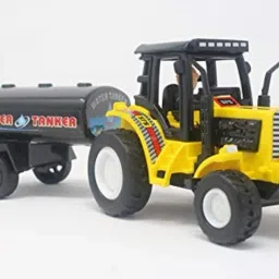 - Tractor With Water Tanker - Pull Back Spring Action Tractor Toy - No Remote-picture-25