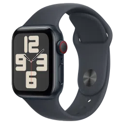 Apple Watch SE GPS+Cellular with Midnight Sport Band - S/M (40mm Retina LTPO OLED Display, Midnight Aluminium Case)-picture-32