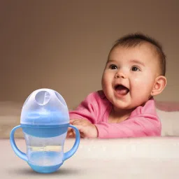 kakagugu Sipper Mug for baby with silicone spout and twin handle & dust free cover image 5