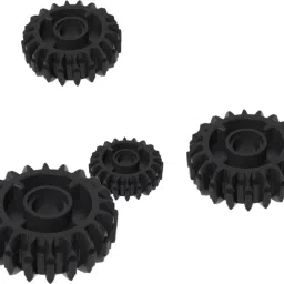 yellow tommy Technic Series 20 Tooth Gear 35185 Compatible with all Building Blocks, 20 Pcs image 3