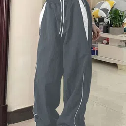 rajovati Women Striped Grey Track Pants-picture-49