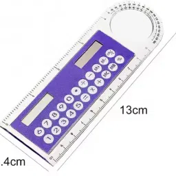 herino 10 Cm Scale with Digital Calculator Easy to Use Basic Calculator (8 Digit) BasicCalculator image 3
