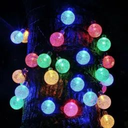 pesca 15 LEDs 3 m Multicolor Flickering, Color Changing Ball Rice Lights image 5