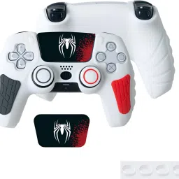 HICLE PS5 Silicone Protective Cover Non-Slip, Sweat-Proof Rubber Shell with Thumb Grip Gamepad-30