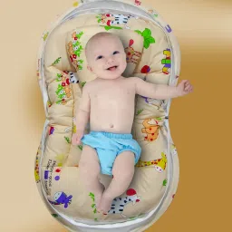 Nylon Infants Washable Mosquito Net with Zip Closure & Neck Pillow for Mosquito and Insect Protection Mosquito Net-image-73