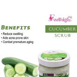 FEELHIGH Ice Roller with Cucumber Scrub - 10ml+500ml image 3