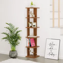 Braine Engineered Wood Semi-Open Book Shelf-16