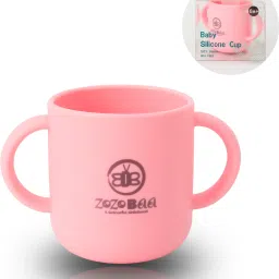Silicone Baby Drinking Open Tiny Cup with Two Handles | Bpa-Free, Non Sippy Cup- Food Grade Silicone-11