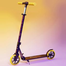 Kick Scooter with Adjustable Height | Aluminium Frame Kids Scooter-image-33