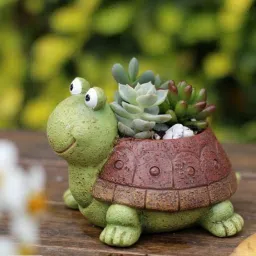 Premium Quality Cute Tortoise Shape Planter Pot|| Without Plant/Succulent || Flipkart Marketplace Product || Home Decor Fancy Plant Flower Pot Gamla Pottery Vase-20