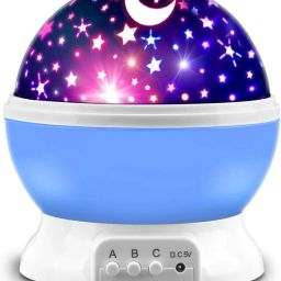 Trendy Star Projector, Night Light Lamp Fun Birthday Gifts for 1-4-6-14 Year Old Table Lamp-25